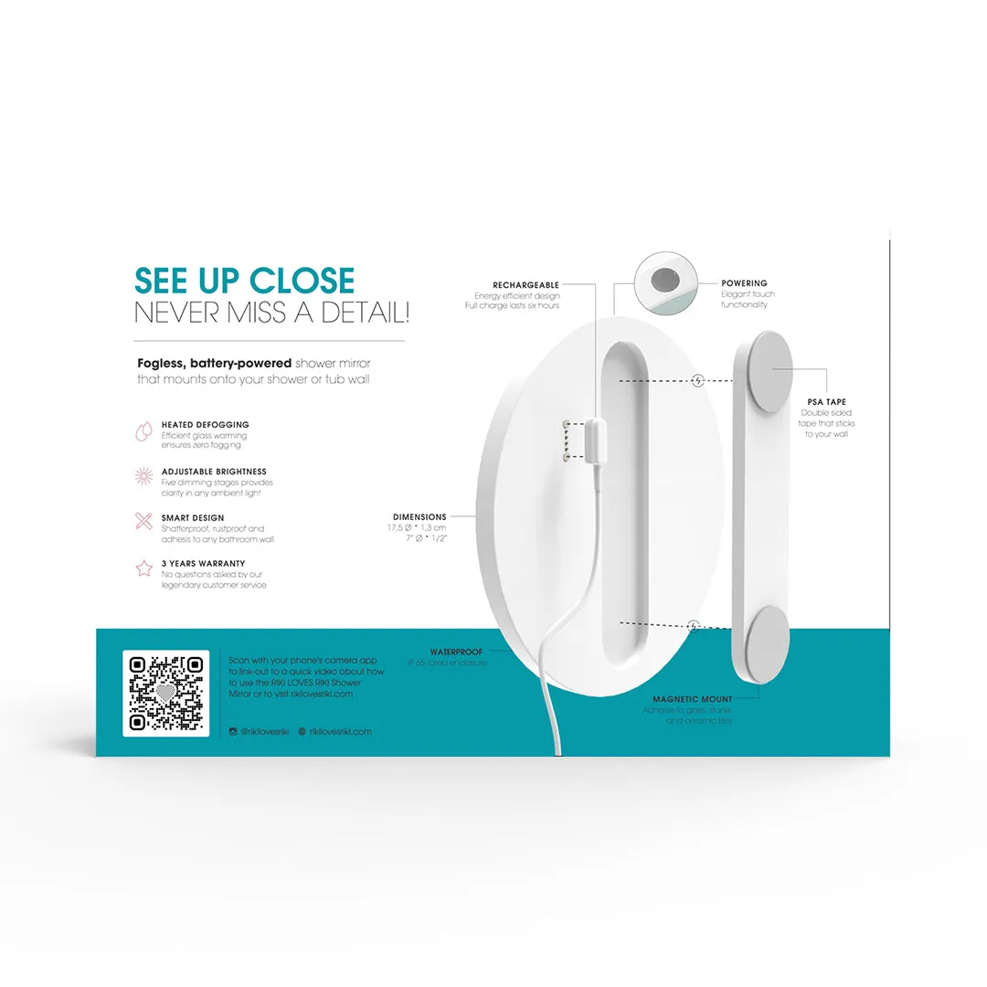 RIKI Shower Mirror | International Warehouse