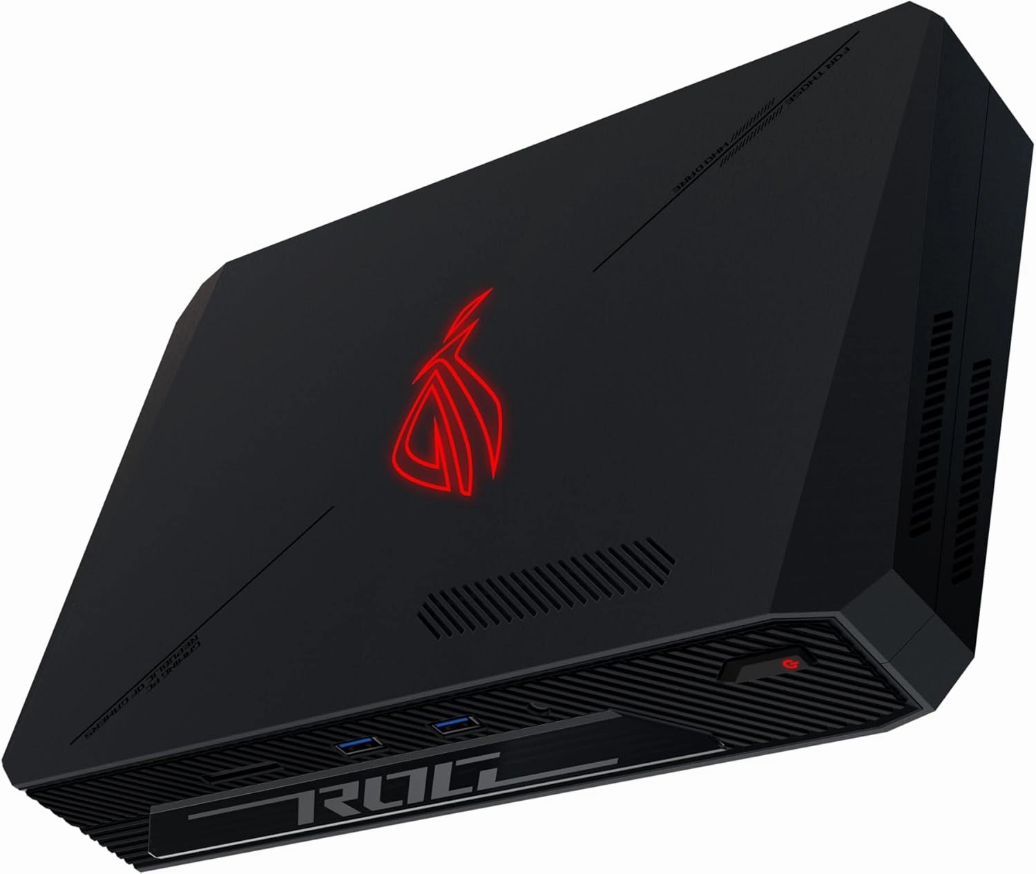 ROG NUC 970 Full System Mini PC with Intel 14th Gen Core Ultra 9 185H, NVIDIA GeForce RTX 4070 Discrete Graphics, 32GB DDR5 RAM, 1TB PCIe G4x4 NVMe SSD, Win 11, ARGB Lighting, Vertical Stand Included