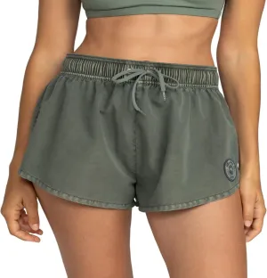 Roxy Women's Standard Beach Casual Loose Fitted, Elastic Waist Drawcord Swim Shorts, Quick-Dry