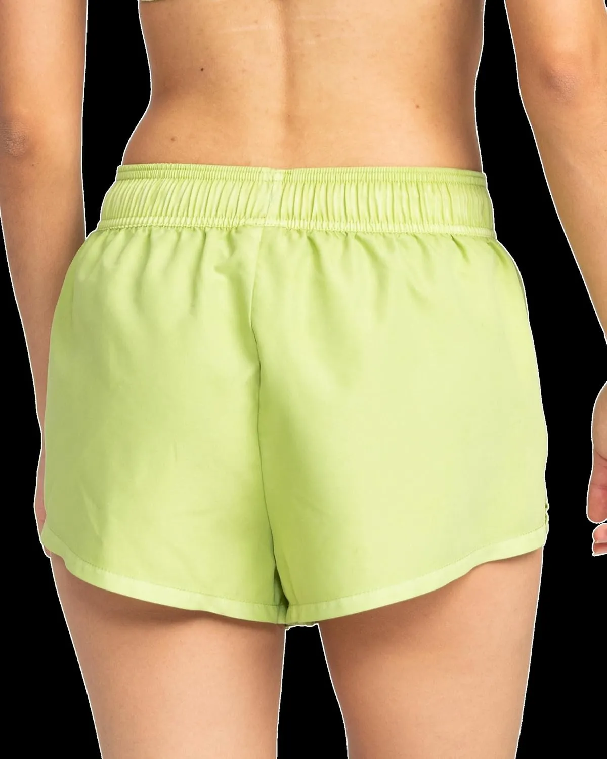 Roxy Women's Standard No Bad Waves Swim Elastic Waist Drawcord Casual Summer Beach Cover-up Board Shorts