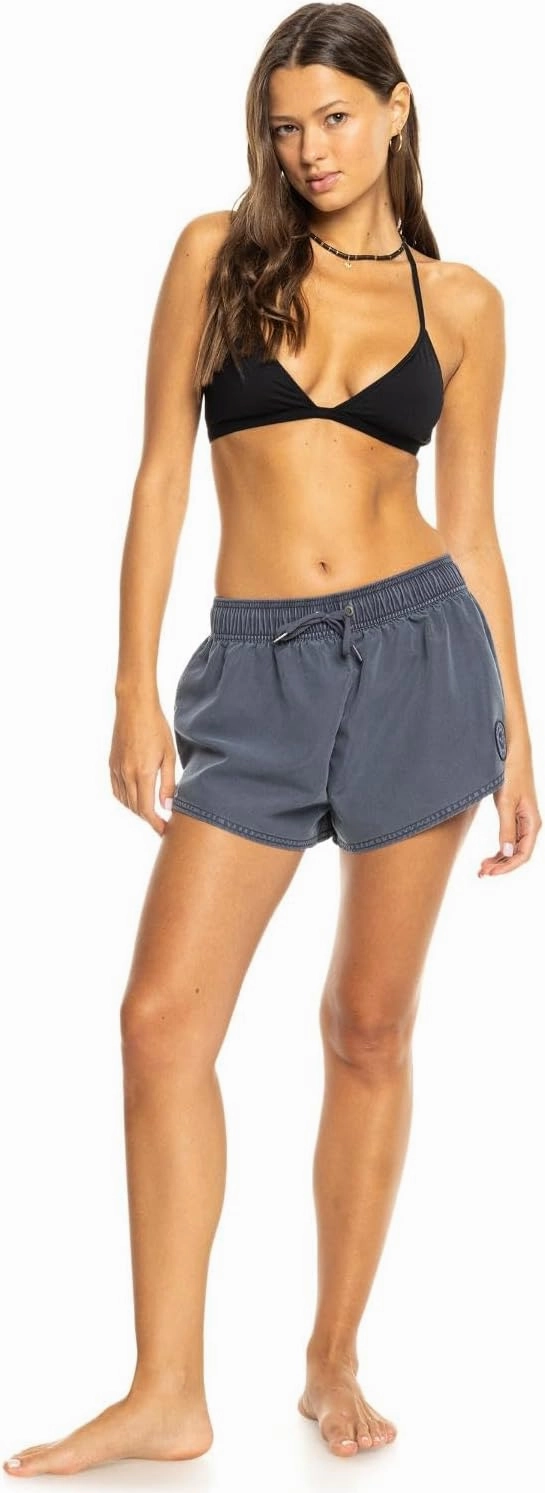Roxy Women's Standard No Bad Waves Swim Elastic Waist Drawcord Casual Summer Beach Cover-up Board Shorts