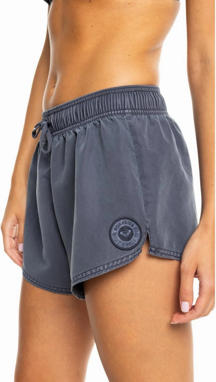 Roxy Women's Standard No Bad Waves Swim Elastic Waist Drawcord Casual Summer Beach Cover-up Board Shorts