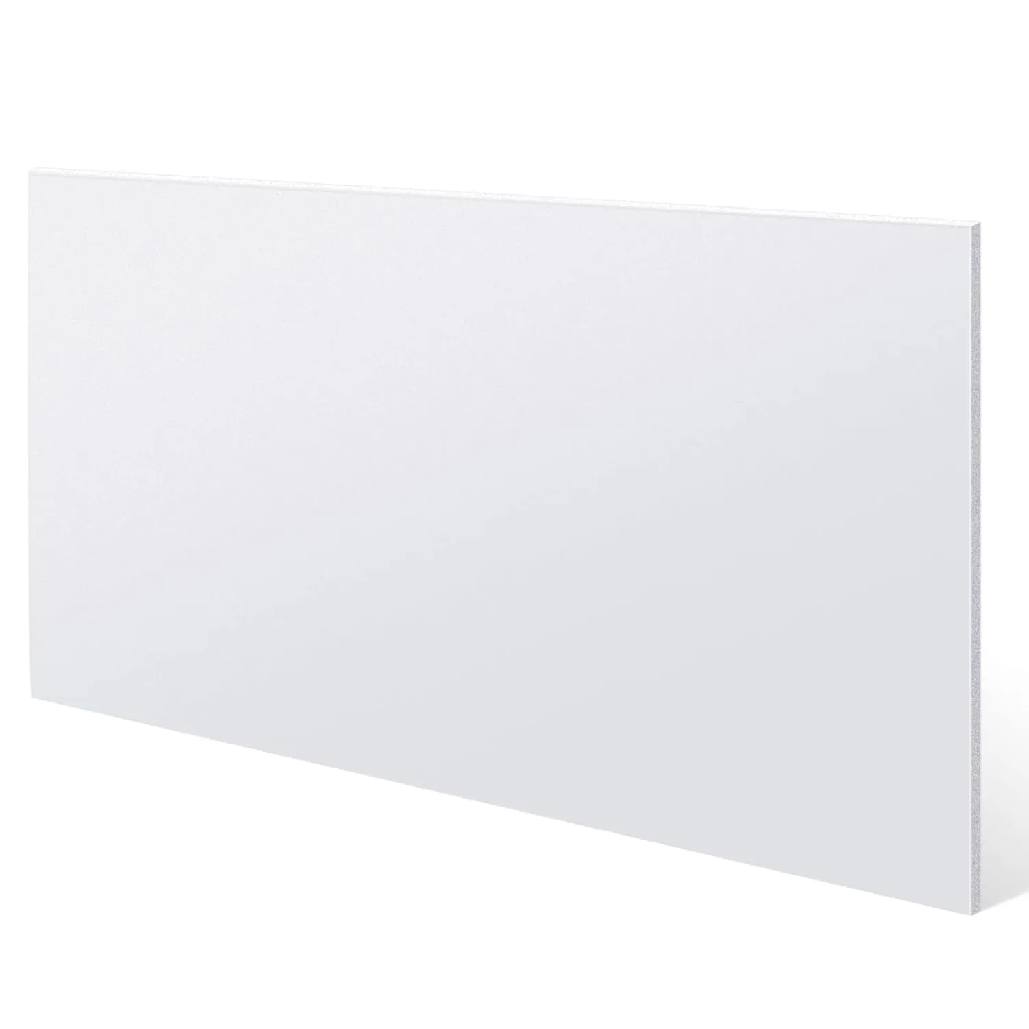 Sasylvia HDPE Sheet 1/2 Thick, HDPE Plastic Sheet Flexible High Density Polyethylene Board Solid Plastic Block for DIY Projects for Machining Home (1 Pcs,White,24'' X 48'')