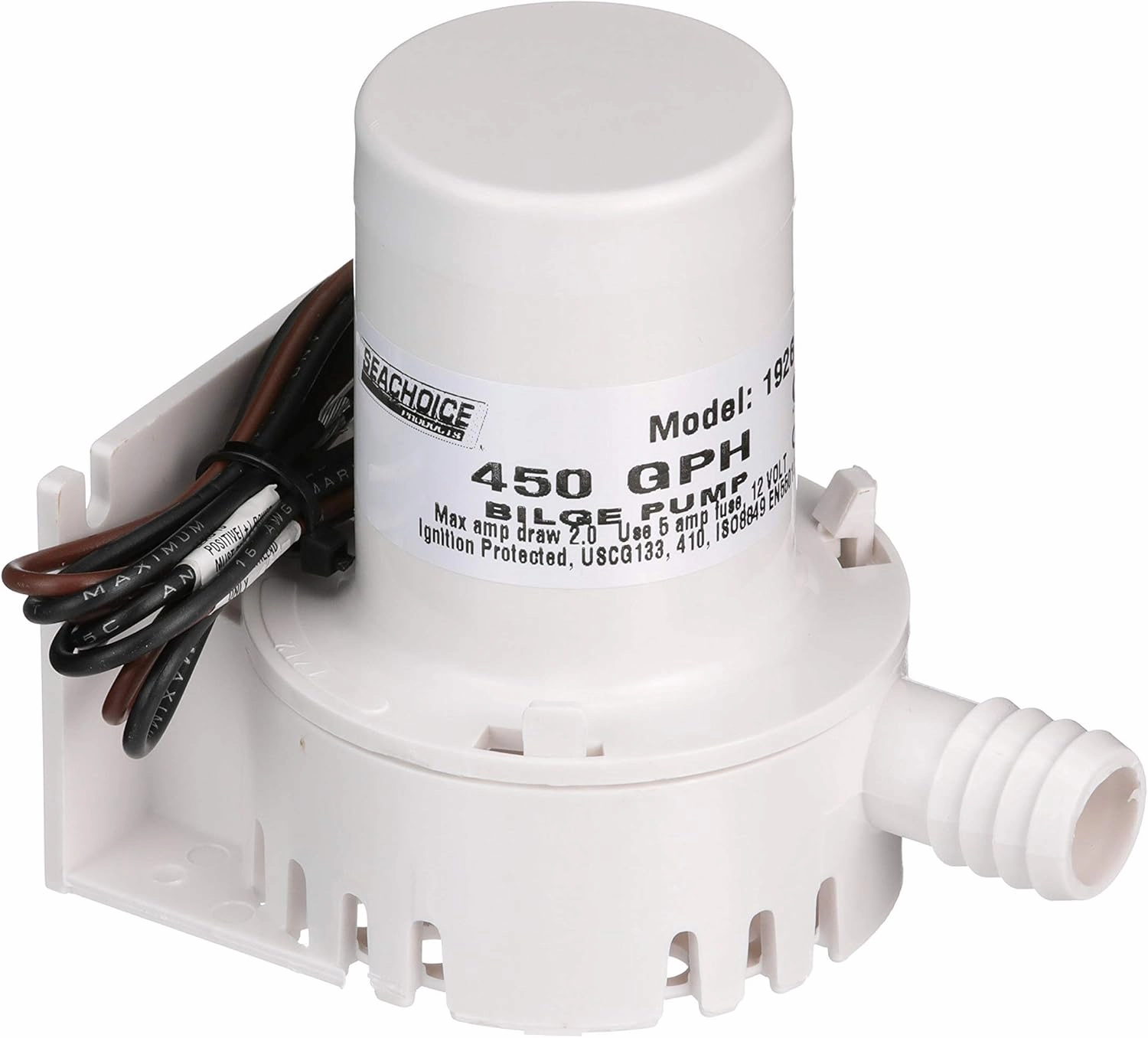 Seachoice Universal 450 GPH Mini Marine 12V Bilge Pump