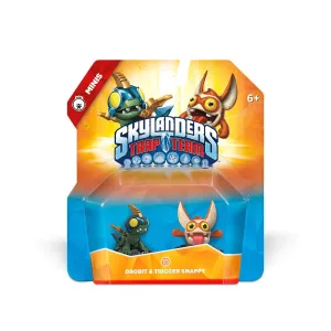 Skylanders Trap Team Drobit & Trigger Snappy 2 Pack Figure Accessory[Activision]