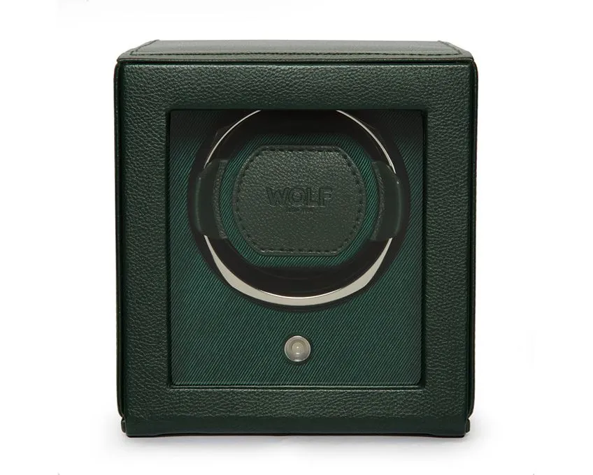 Small Watch Winder Cube British Racing Green