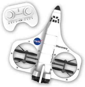 Smithsonian Space Shuttle Discovery STEAM Collection Science Flying Toy, for Ages 10 and Up
