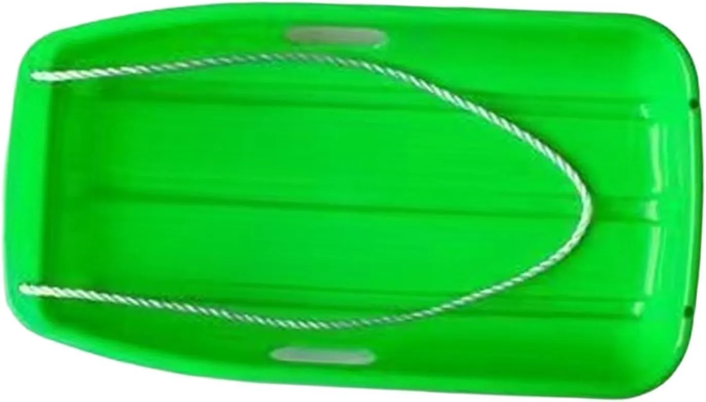 Snow Sled for Adults Sand Board Sleigh with Pull Rope and Handles Winter Snow Toy Downhill Sprinter Sleds for Holiday Outdoor