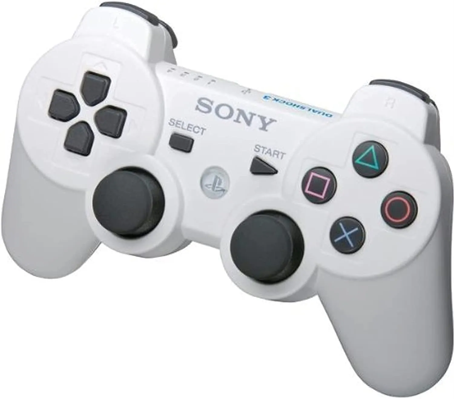 Sony PlayStation 3 Dualshock 3 Wireless Controller - White (Renewed)
