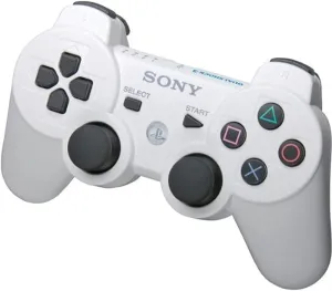 Sony PlayStation 3 Dualshock 3 Wireless Controller - White (Renewed)