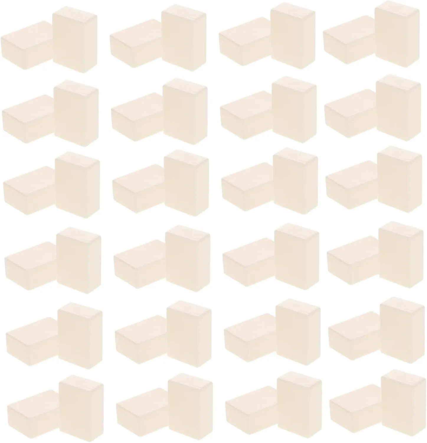 Sosoport DIY Acrylic Game Blocks Mahjong Pieces Domino Blocks for Creative Play for Classroom Activities Family Gatherings