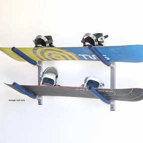 SPAREHAND Single Rack Wall Mount - Storage Rack for Surfboards, Wakeboards, and Skis - Garage Storage Rack and Wall Hanger