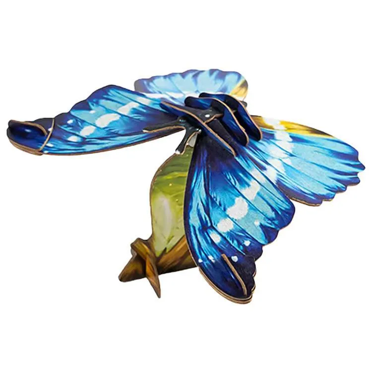 Splicing paper mold - Morpho helena