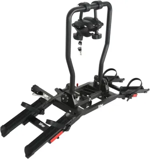 Sport X Hitch Bike Rack, Hitch Bicycle Car Rack for 2 Bikes, Anti-Wobble Locking Tilting Folding Bike Rack with 1¼/2 Inch Receiver for Cars SUVs Trucks, Bike Carrier Platform Fits 16''-29'' Bikes
