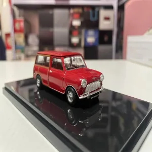 Sports car Metal Model 1 43 Scale for Morris Mini Traveler Clubman Alloy Static Collectible Car Model Metal Toy Car for Home Décor