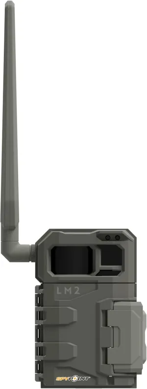 SpyPoint LM2 Cellular Trail Camera - 20MP Photos, Infrared Night Vision Photos, 90' Flash & Detection, 0.5S Trigger Speed, Optimized Antenna (US)