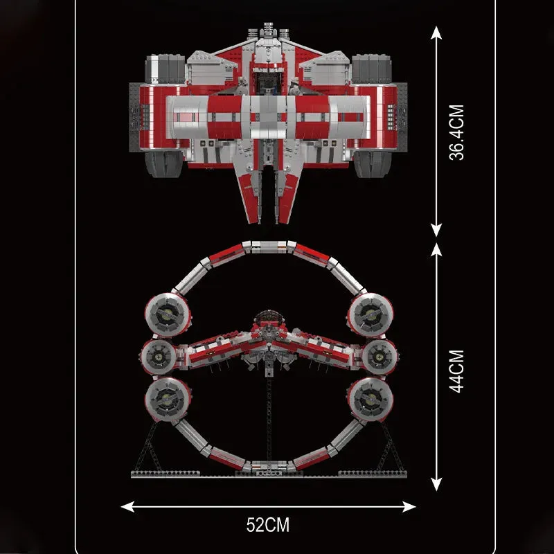 Star Wars MOC Interstellar Ring Fighter Bricks Toy