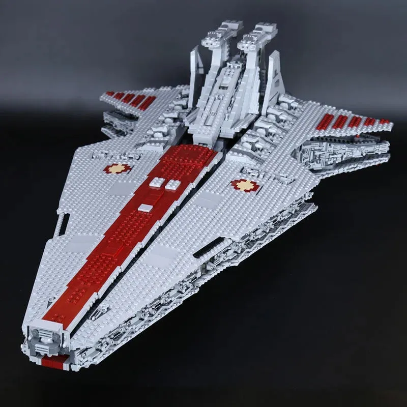 Star Wars MOC UCS Venator Republic Attack Cruiser Bricks Toy