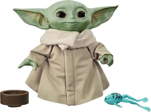 STAR WARS The Child Talking Plush Toy with Character Sounds and Accessories, The Mandalorian Toy for Kids Ages 3 and Up, Green