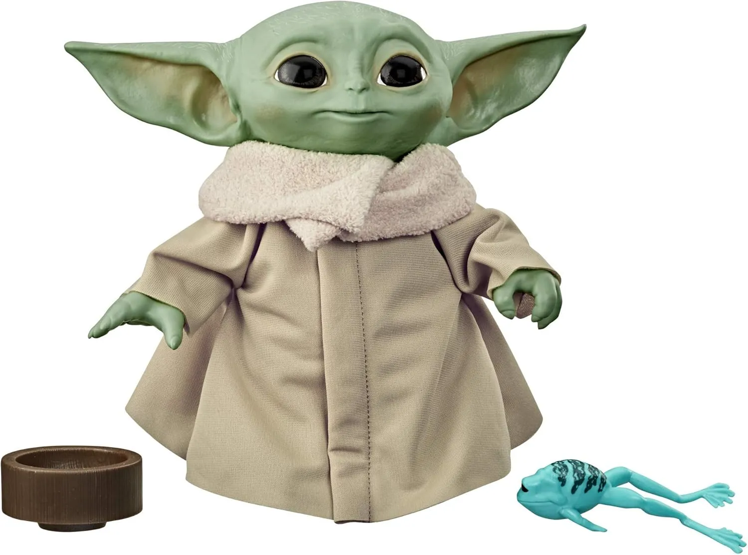STAR WARS The Child Talking Plush Toy with Character Sounds and Accessories, The Mandalorian Toy for Kids Ages 3 and Up, Green