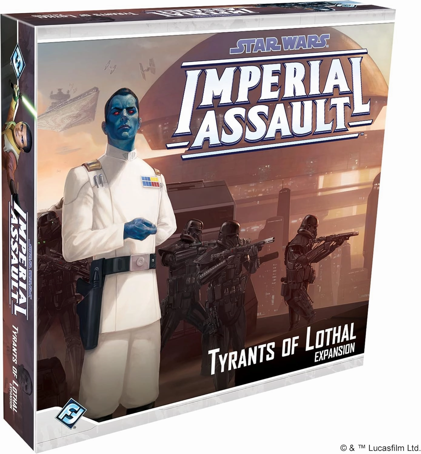 Star Wars Imperial Assault Board Game Tyrants of Lothal EXPANSION - Epic Sci-Fi Miniatures Strategy Game for Kids and Adults, Ages 14 , 1-5 Players, 1-2 Hour Playtime, Made by Fantasy Flight Games