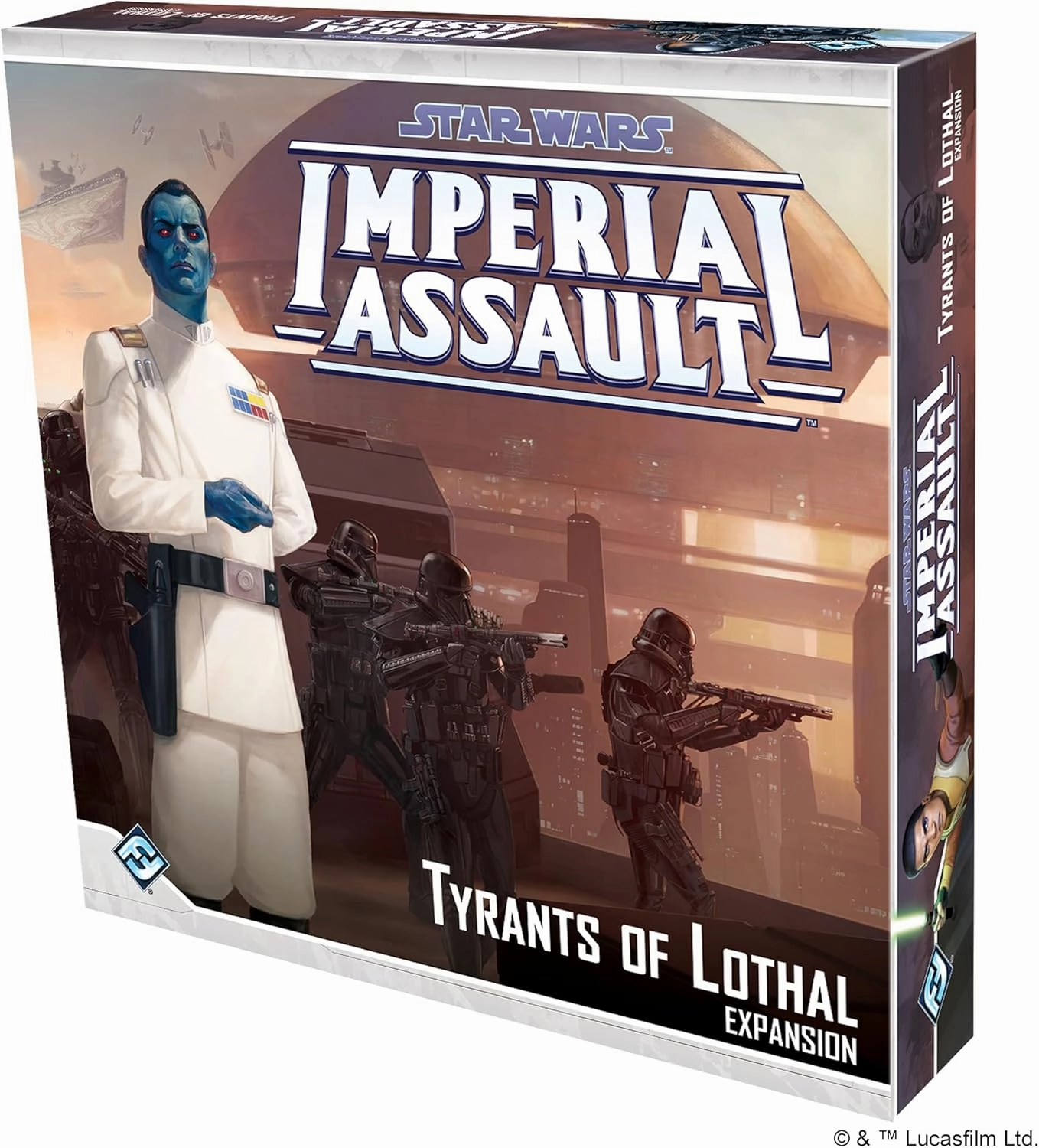 Star Wars Imperial Assault Board Game Tyrants of Lothal EXPANSION - Epic Sci-Fi Miniatures Strategy Game for Kids and Adults, Ages 14 , 1-5 Players, 1-2 Hour Playtime, Made by Fantasy Flight Games