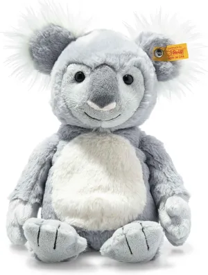 Steiff Nils Koala, Premium Stuffed Animal, Plush Toys, Cute Plushies for Girls Boys and Kids, Soft Cuddly Friends (Grey, 12")