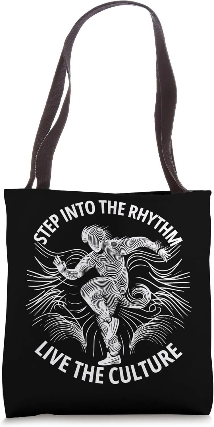 Step into the rhythm, live the culture Tote Bag