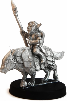 Stonehaven Gnome Knight Mounted Miniature Figure (for 28mm Scale Table Top War Games) - Made in USA
