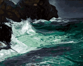 Storm Collection PD (7) - Storm Sea by George Bellows - Van-Go Paint-by-Number Kit 50x65cm DIY Frame