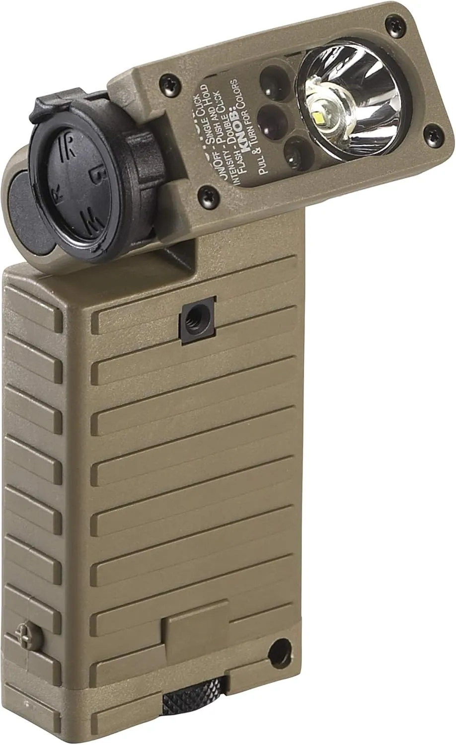 Streamlight 14007 Sidewinder 55-Lumens LED Military Waterproof Flashlight with (2) AA Alkaline Batteries in Box, Coyote