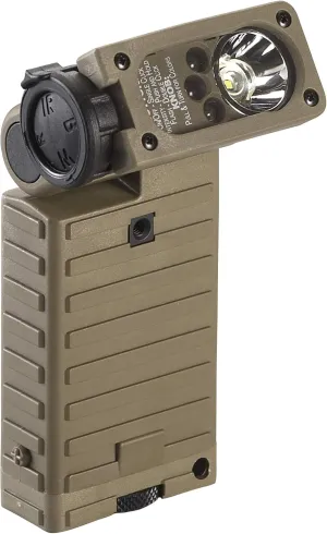 Streamlight 14007 Sidewinder 55-Lumens LED Military Waterproof Flashlight with (2) AA Alkaline Batteries in Box, Coyote