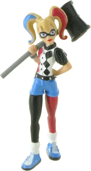 Super Hero Girls Figures - Harley Quinn Figure, 9 cm Y99114