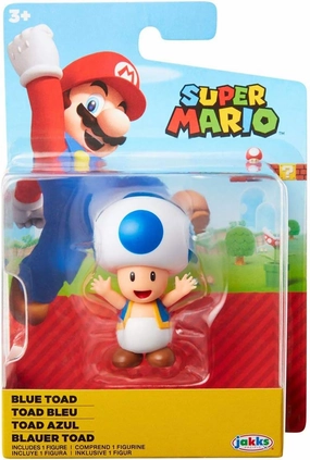 SUPER MARIO 2.5 Blue Toad Mini Figure