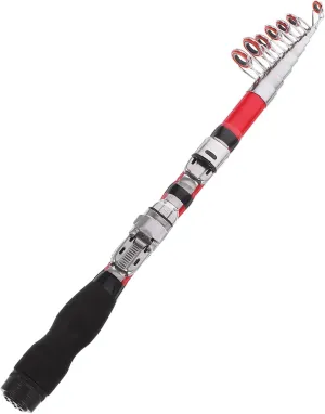 SUPVOX Fishing Telescoping Rod Sea Freshwater 1.7m Mini Portable Rod Beginner to Advanced Cork Grip