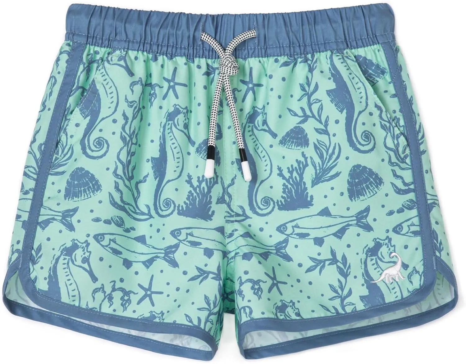 SURF CUZ Boys Swim Trunks Retro Toddler Boy Swimsuit Shorts Quick Dry Swimming Trunks Bathing Suit