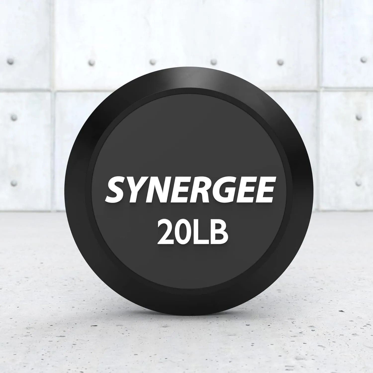 Synergee Fixed Barbell Pre Weighted Straight Steel Bar with Rubber Weights - Fixed Weight