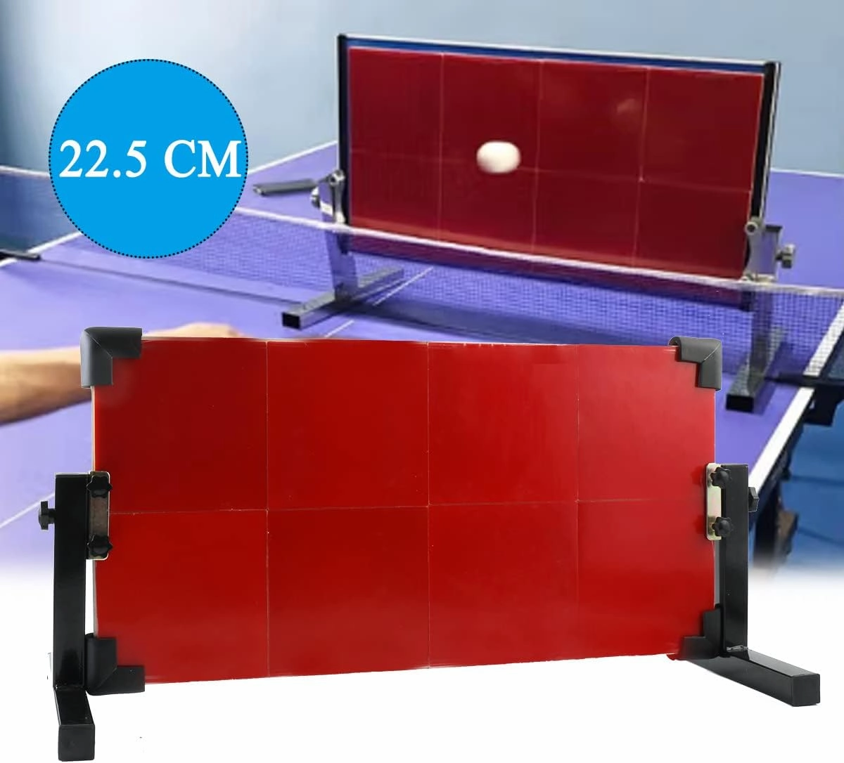 Table Tennis Rebound Board, Self Training Return Board, Adjustable 360 Degree Ping Pong Trainer Ping Pong Pable Rebound Board Table Tennis Exerciser Tool