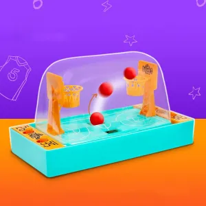Tabletop Basketball Game for Kids - Меткий бросок Interactive Sports Toy - Reaction and Attention Game for 5  Years - Family Fun - No Batteries Needed - Indoor Basketball Set