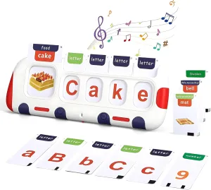 Talking Flash Cards for Toddlers Ages 3-7 – Spelling & Math Learning Toy with Sound, Word Reader, 218 Sight Words, 112 Math Cards, Letters & Numbers – FSKidsPress Learning Toy