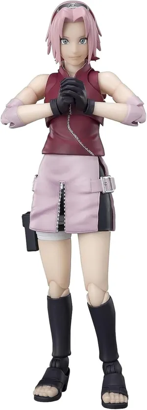 TAMASHII NATIONS S.H. Figuarts Naruto Shippuden Haruno Sakura -The Teacher's Defeat - (Resale Version) Approx. 5.3 inches (135 mm), ABS & PVC Pre-painted Action Figure