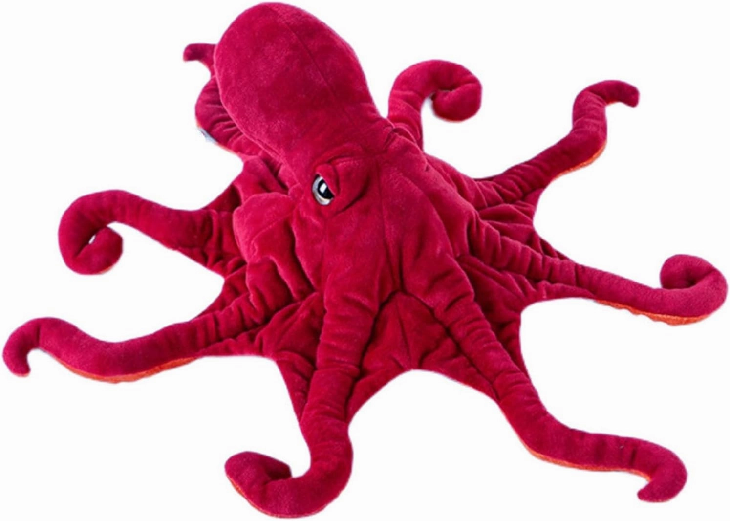 TAMMYFLYFLY Cute Octopus Plush Toy - Super Lovely Red Soft Real Life Octopus Giant Realistic Stuffed Animal Toys, Deep Sea Creeping Animal Octopuses Plush Toys (32inch)
