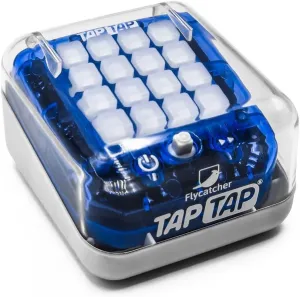 TapTap Smart Fidget Toy - 5 Interactive Games, Light-Up, Quiet, Travel Toy for Ages 5 , Handheld, Fidget Gadget (Blazing Blue)
