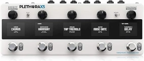 TC Electronic PLETHORA X5 TonePrint Pedal Board Loaded with all Your Favorite FX and 5 MASH Footswitches, White