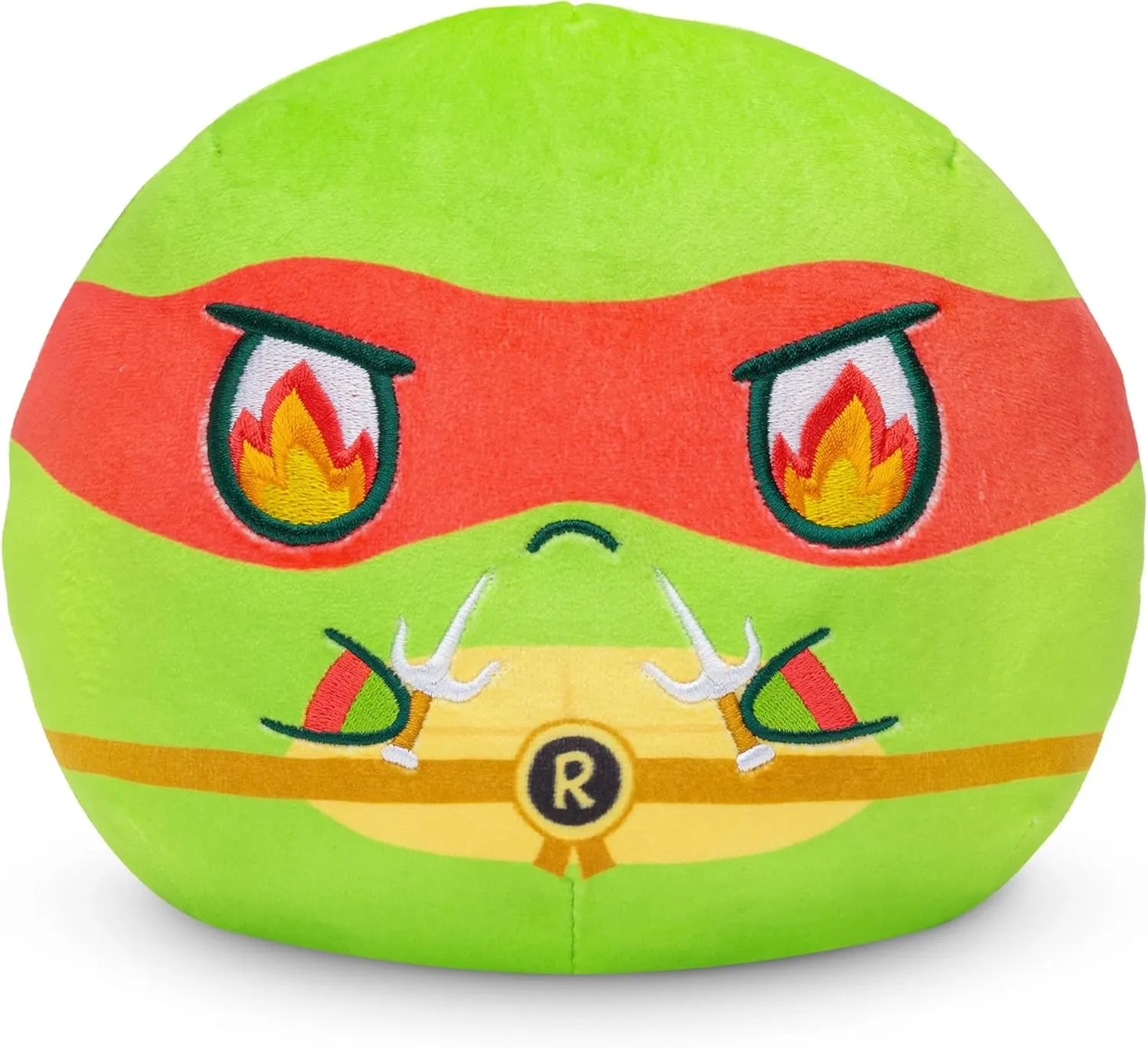 TeeTurtle Teenage Mutant Ninja Turtles 6" Reversible Plushie - Raphael - Cute Kawaii Soft Stuffed Animal