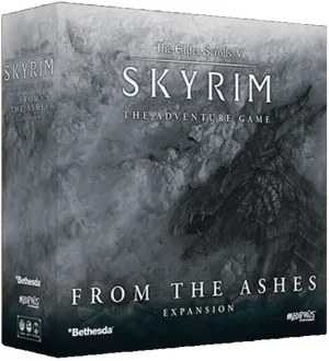 The Elder Scrolls V: Skyrim – The Adventure Game from The Ashes Expansion | Strategy Board Game for Adults | Ages 14  | 1-4 Players | Avg. Playtime 60-120 Minutes | Made by Modiphius Entertainment