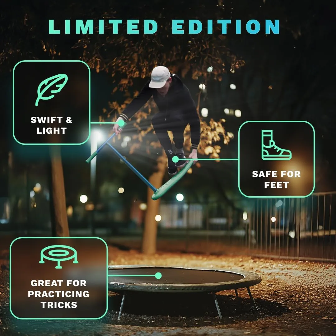 The Indo Trick Scooter - Stunt Scooter for Teens, Kids and Adults - Trampoline Scooter to Practice Pro Scooter Tricks - Indoors and Outdoors Scooter - Professionals and Beginners
