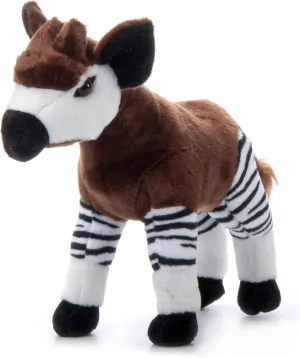 The Petting Zoo African Okapi Stuffed Animal Plushie, Gifts for Kids, Wild Onez Zoo Animals, African Okapi Plush Toy 12 inches