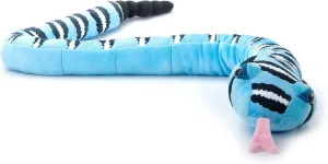 The Petting Zoo Blue Rock Rattlesnake Stuffed Animal, Gifts for Kids, Snake Plush Toy 54 inches