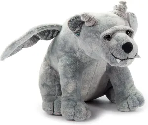The Petting Zoo Mystical Gargoyle Stuffed Animal Plushie, Gifts for Kids, Mystical Animals, Gray Gargoyle Plush Toy 8 Inches